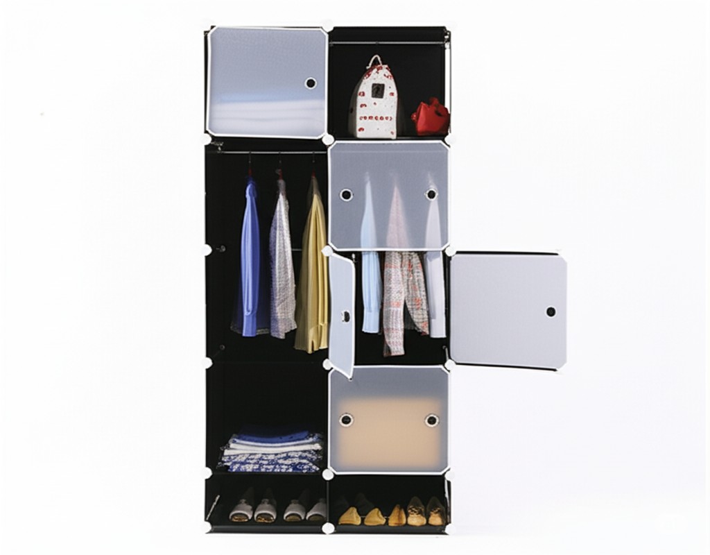 8 CUBES PLASTIC WARDROBE