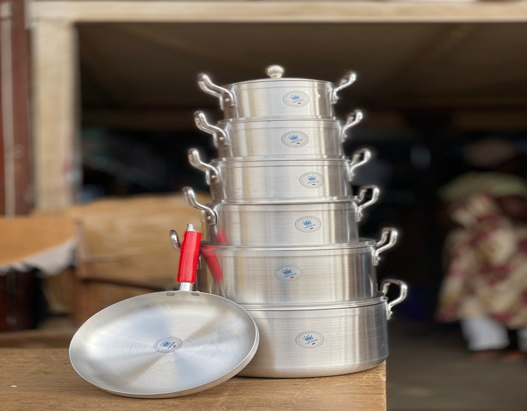 Aluminium Silver 7set