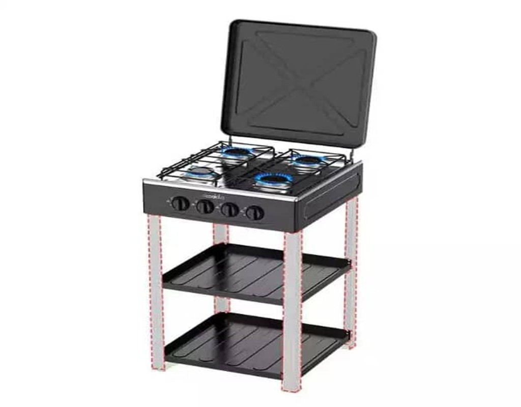 Gas Burner With Stand